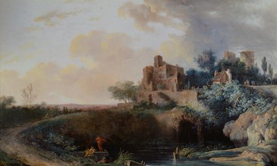 लैंडस्केप, 1767 द्वारा Louis Gabriel Moreau